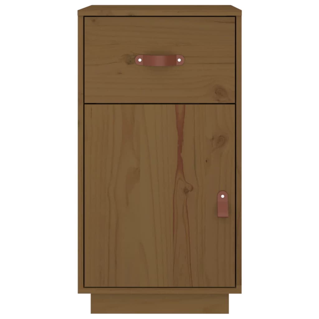 vidaXL Birou, maro miere, 40x50x75 cm, lemn masiv de pin