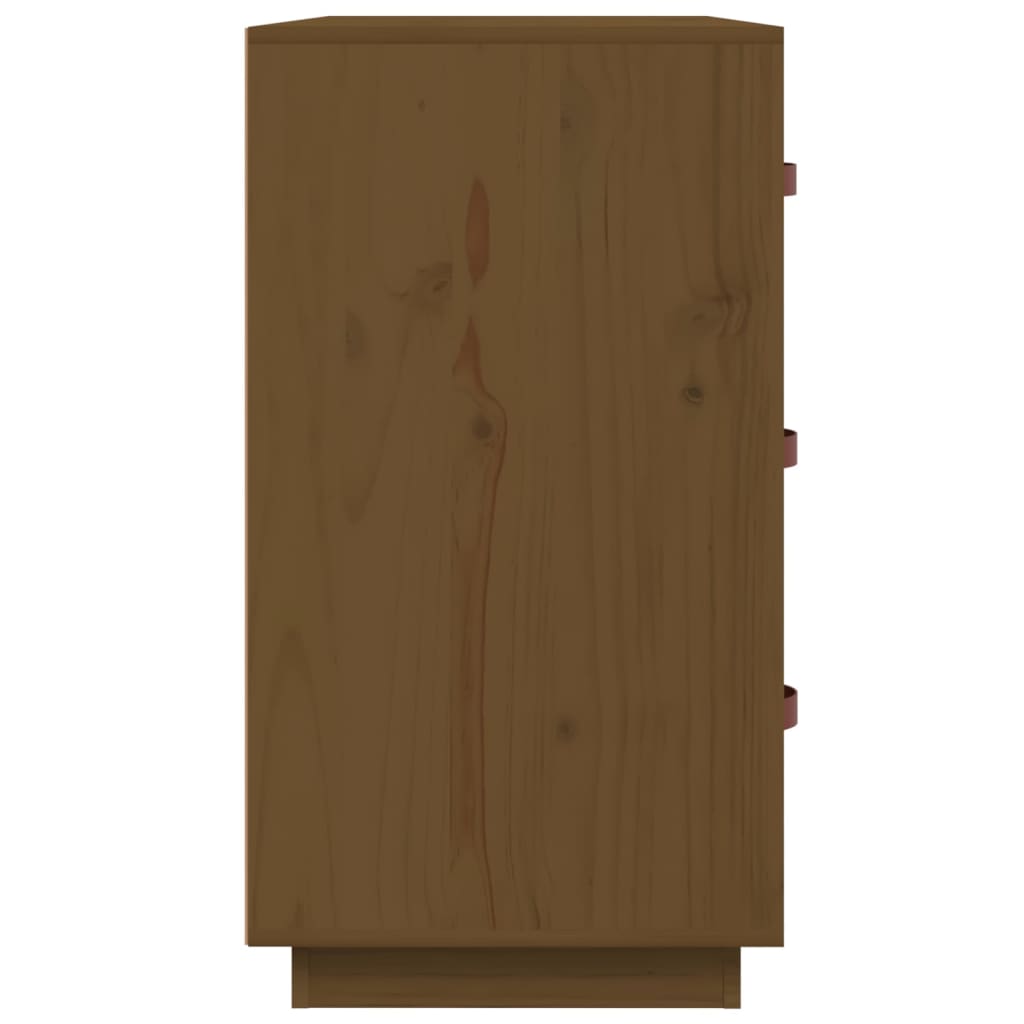 vidaXL Dulap, maro miere, 80x40x75 cm, lemn masiv de pin