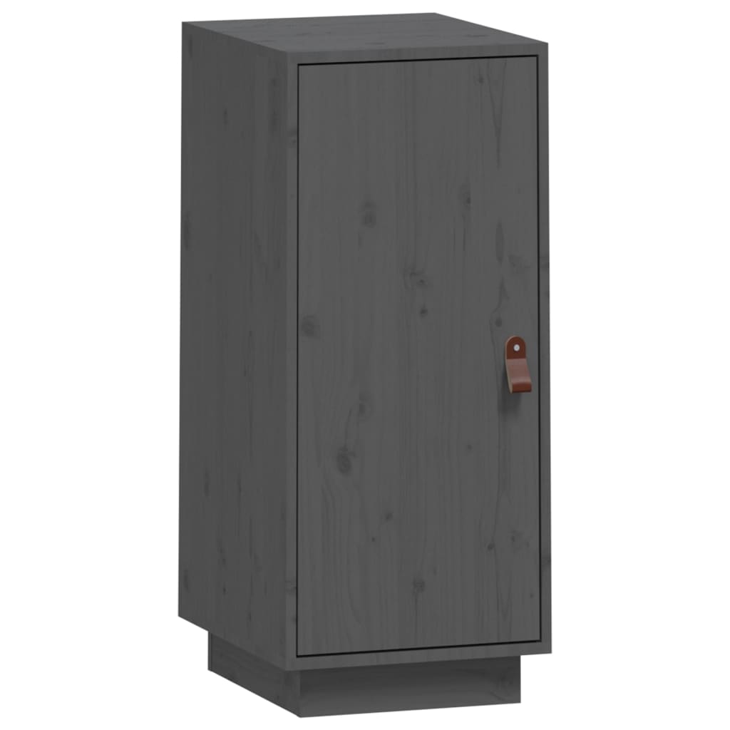 vidaXL Dulap, gri, 34x40x75 cm, lemn masiv de pin