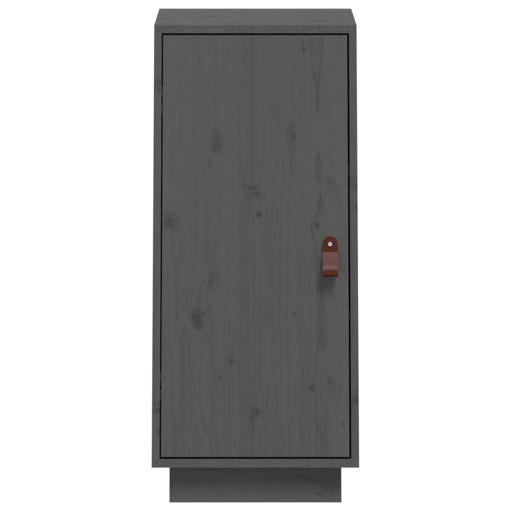 vidaXL Dulap, gri, 34x40x75 cm, lemn masiv de pin