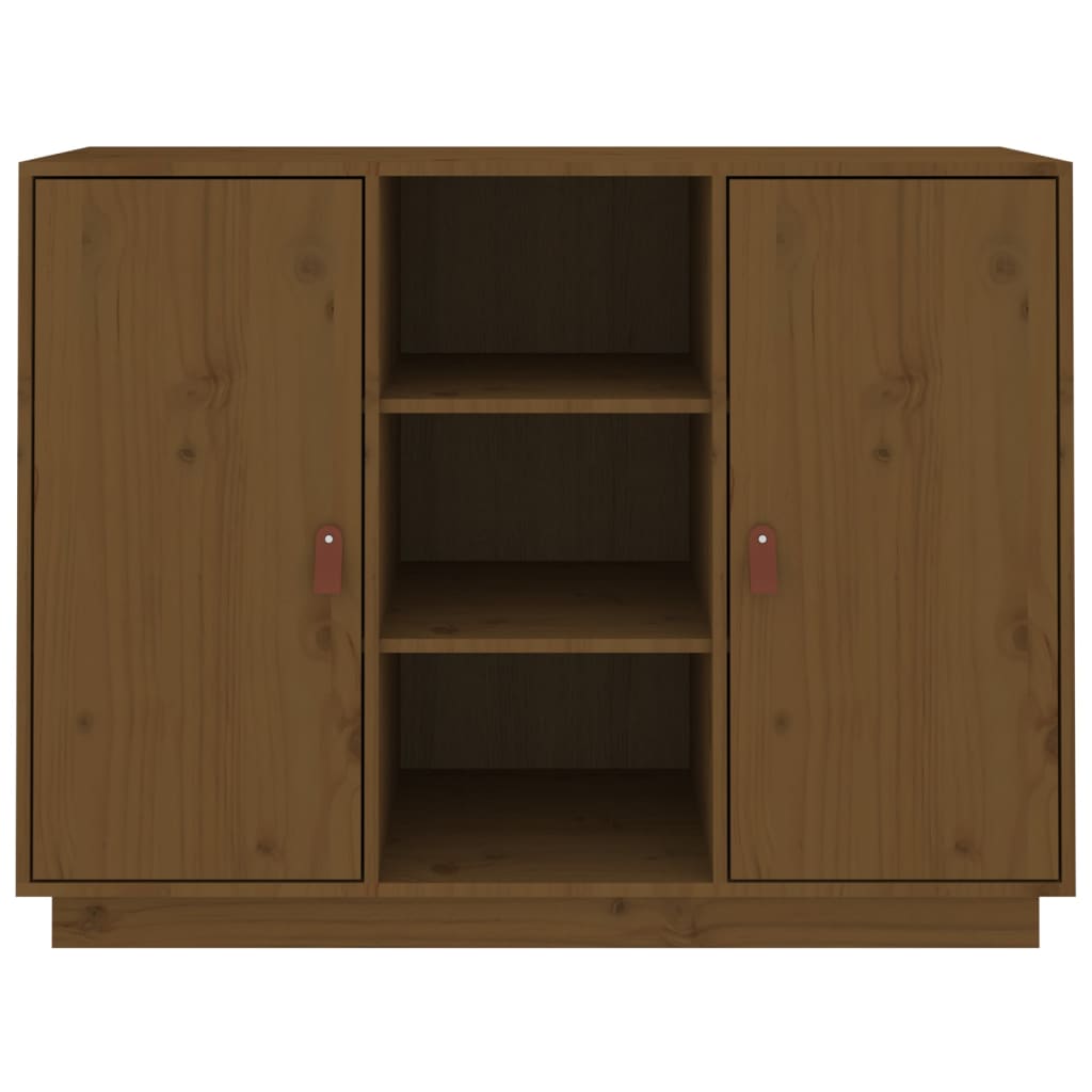 vidaXL Dulap, maro miere, 100x40x75 cm, lemn masiv de pin