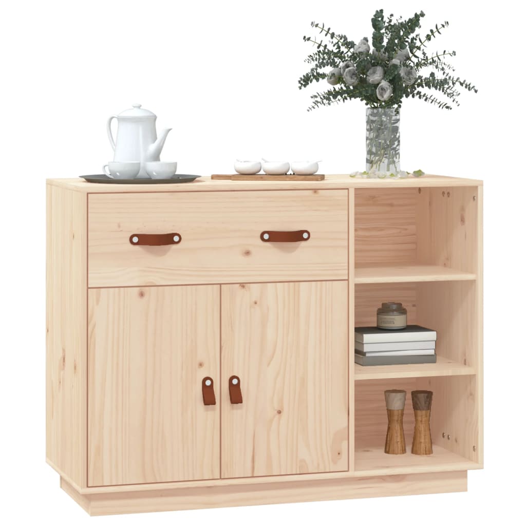 vidaXL Dulap, 98,5x40x75 cm, lemn masiv de pin vidaXL Dulap, 98,5x40x75 cm, lemn masiv de pin