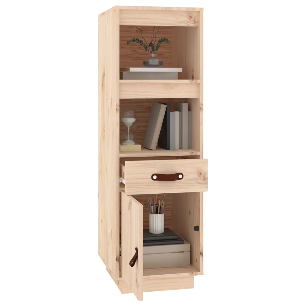 vidaXL Dulap înalt, 34x40x108,5 cm, lemn masiv de pin vidaXL Dulap înalt, 34x40x108,5 cm, lemn masiv de pin