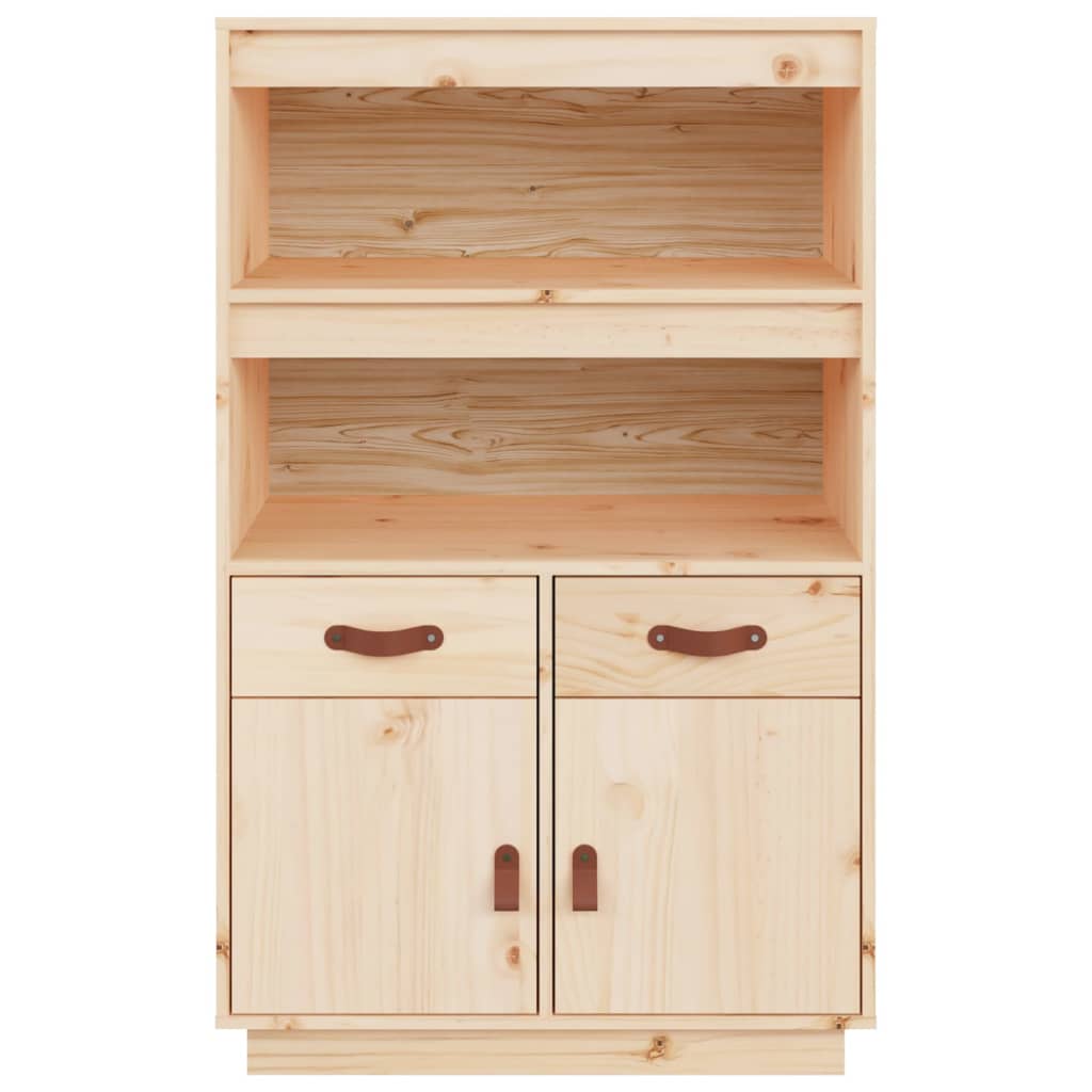vidaXL Dulap înalt, 67x40x108,5 cm, lemn masiv de pin vidaXL Dulap înalt, 67x40x108,5 cm, lemn masiv de pin
