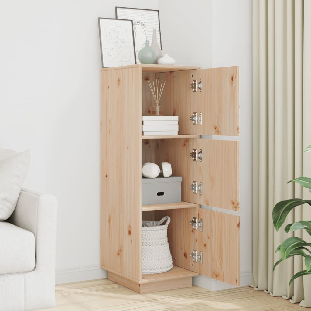 vidaXL Dulap înalt, 34x40x108,5 cm, lemn masiv de pin vidaXL Dulap înalt, 34x40x108,5 cm, lemn masiv de pin