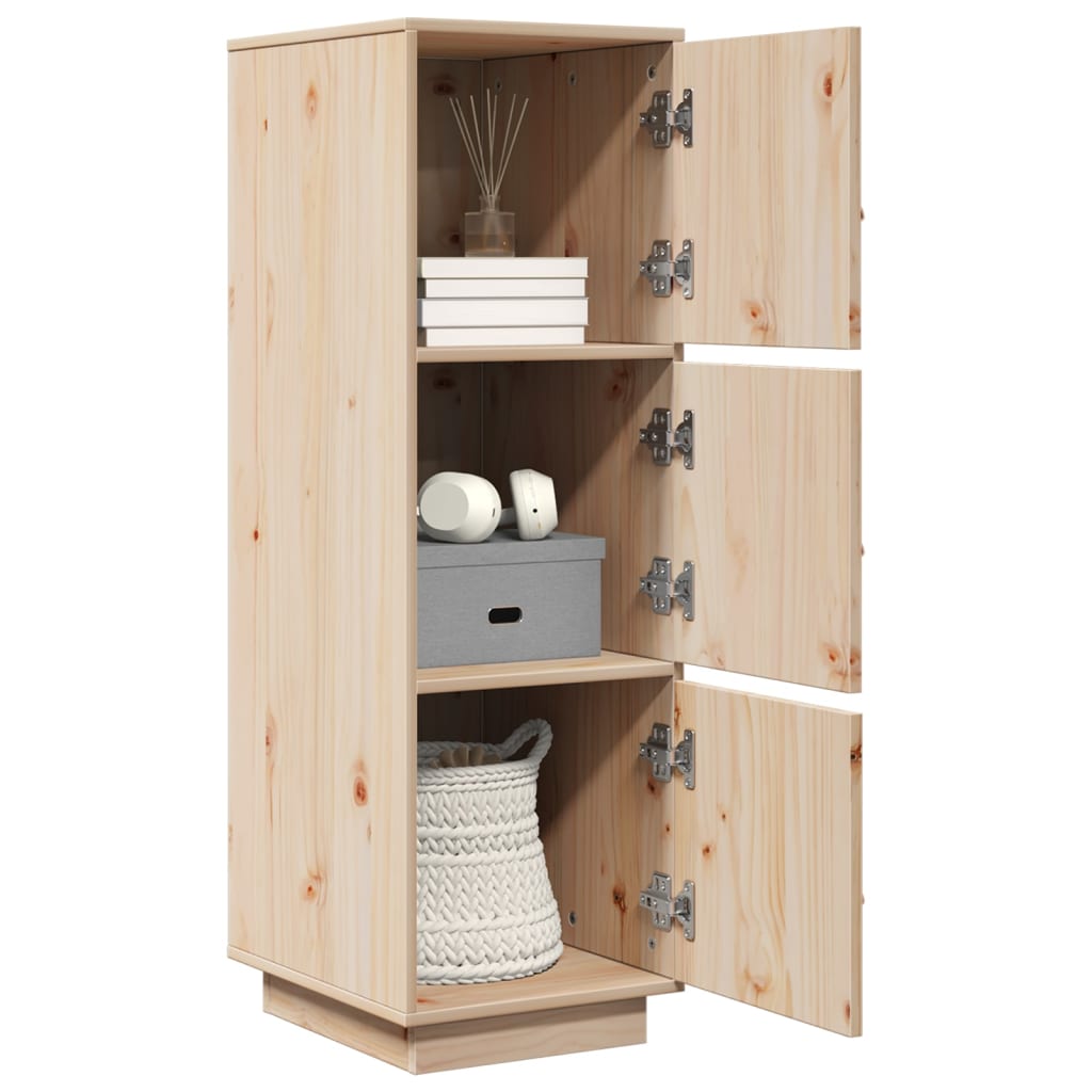 vidaXL Dulap înalt, 34x40x108,5 cm, lemn masiv de pin vidaXL Dulap înalt, 34x40x108,5 cm, lemn masiv de pin