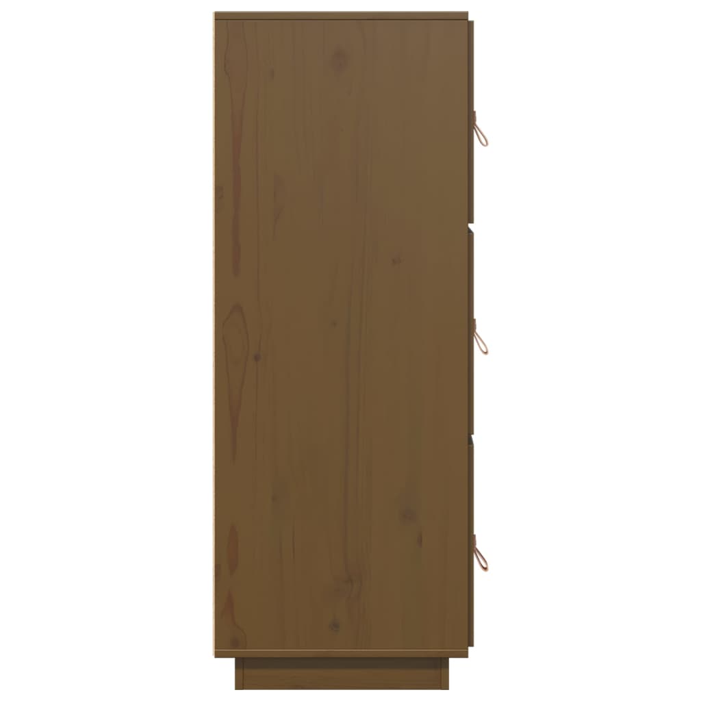 vidaXL Dulap înalt, maro miere, 34x40x108,5 cm, lemn masiv de pin vidaXL Dulap înalt, maro miere, 34x40x108,5 cm, lemn masiv de pin