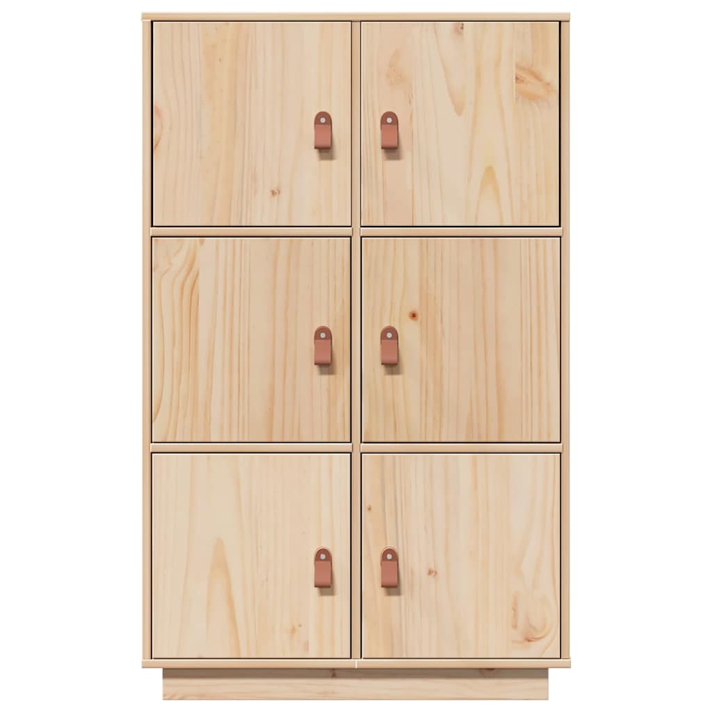 vidaXL Dulap înalt, 67x40x108,5 cm, lemn masiv de pin vidaXL Dulap înalt, 67x40x108,5 cm, lemn masiv de pin