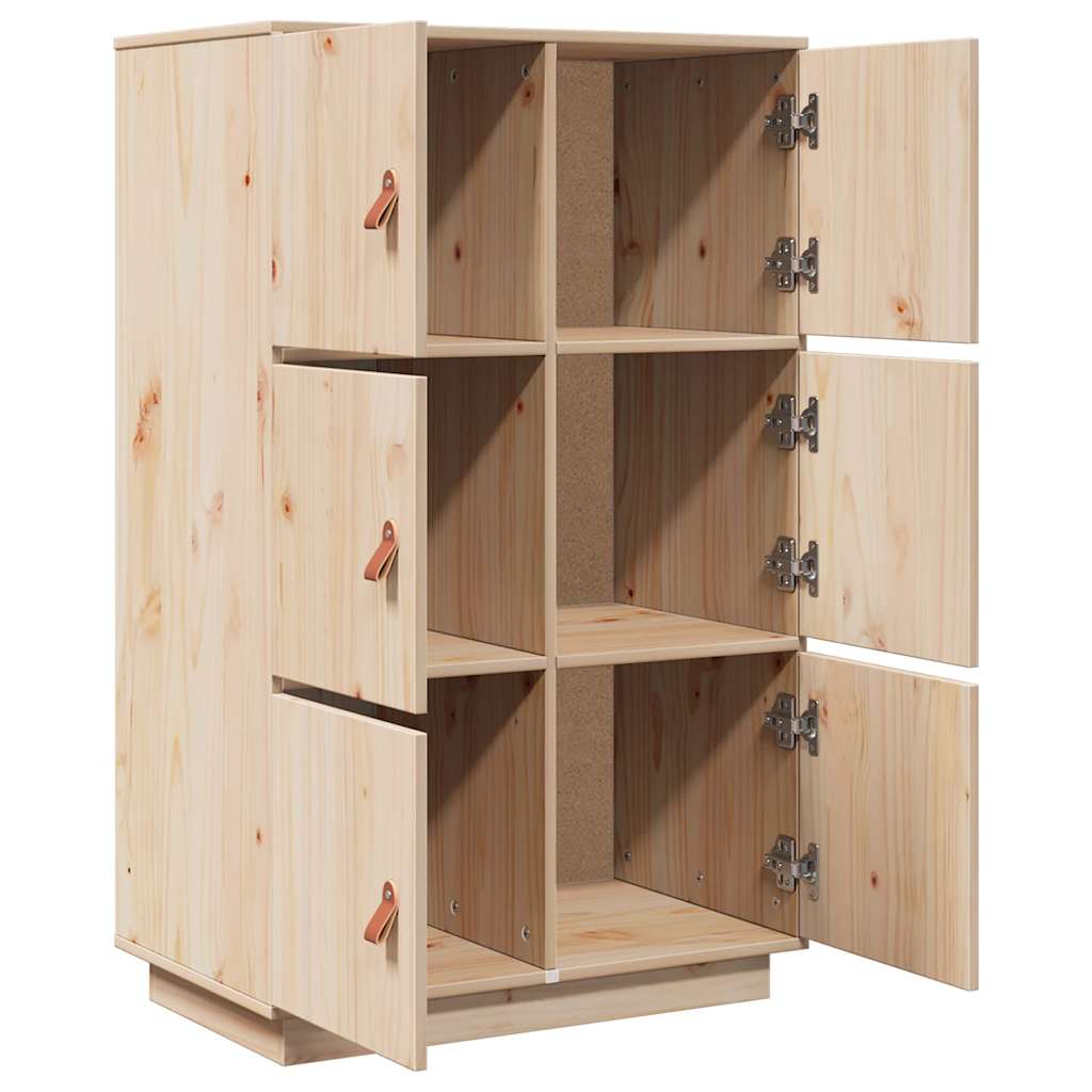 vidaXL Dulap înalt, 67x40x108,5 cm, lemn masiv de pin vidaXL Dulap înalt, 67x40x108,5 cm, lemn masiv de pin