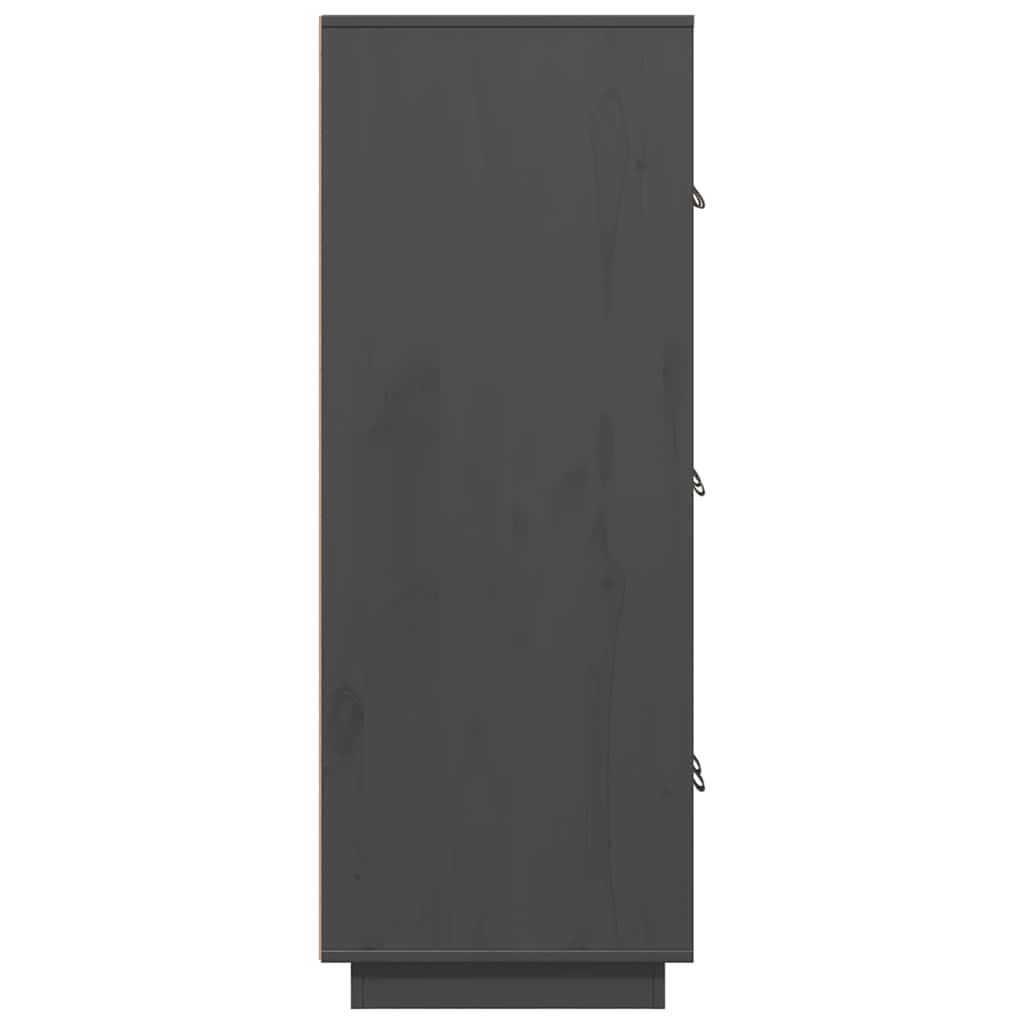 vidaXL Dulap înalt, gri, 67x40x108,5 cm, lemn masiv de pin vidaXL Dulap înalt, gri, 67x40x108,5 cm, lemn masiv de pin