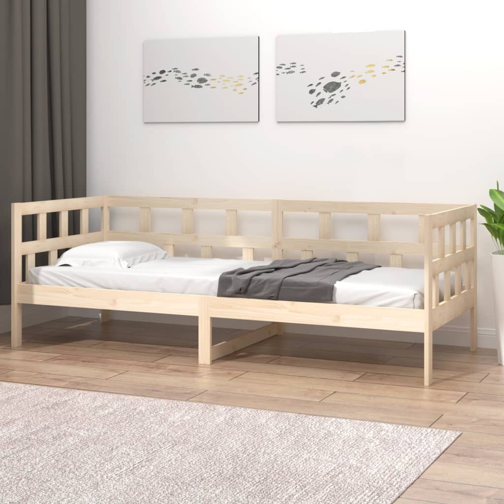 vidaXL Pat de zi, 80x200 cm, lemn masiv de pin vidaXL Pat de zi, 80x200 cm, lemn masiv de pin