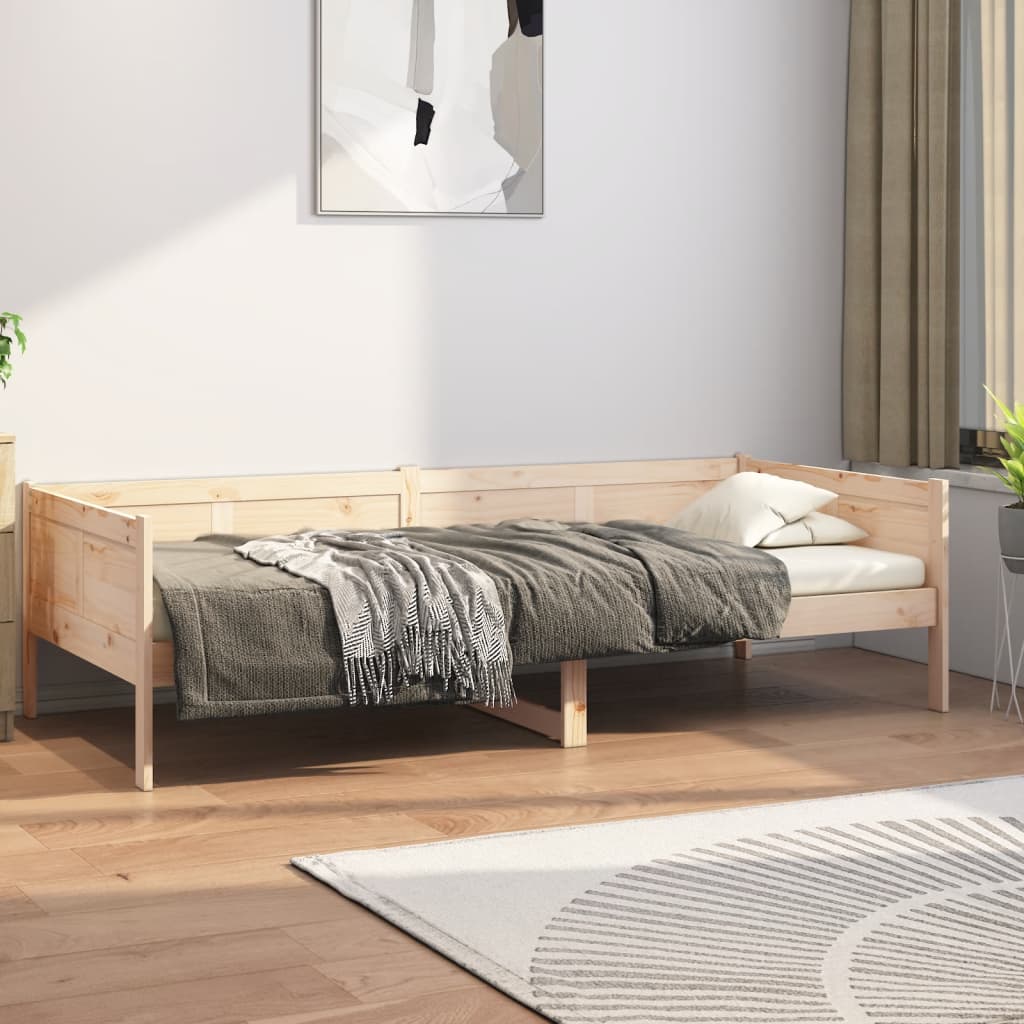 vidaXL Pat de zi, 80x200 cm, lemn masiv de pin vidaXL Pat de zi, 80x200 cm, lemn masiv de pin