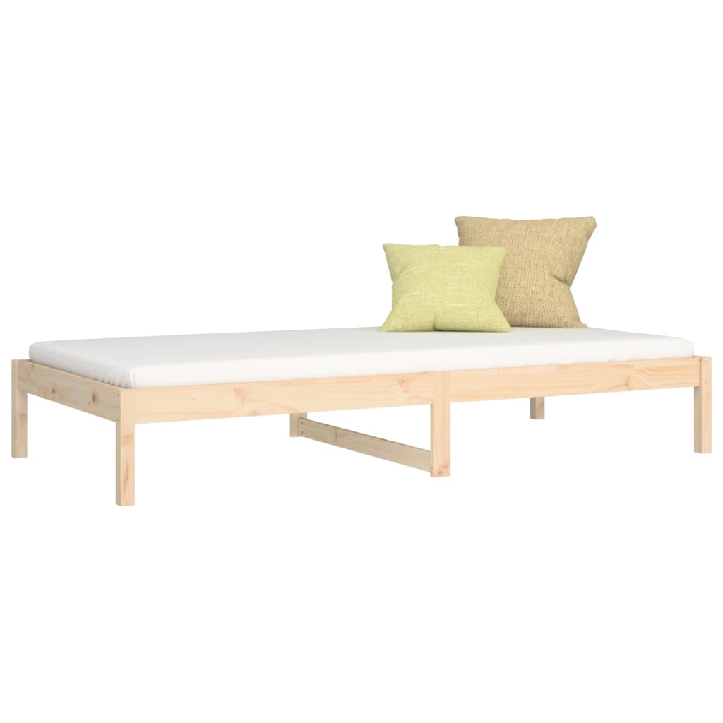 vidaXL Pat de zi Single, 90x190 cm, lemn masiv de pin vidaXL Pat de zi Single, 90x190 cm, lemn masiv de pin