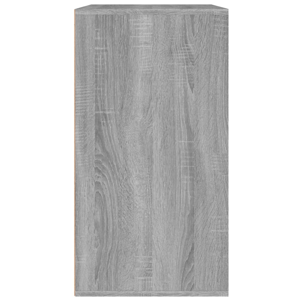 vidaXL Dulap de cosmetice, gri sonoma, 80x40x75 cm, lemn prelucrat vidaXL Dulap de cosmetice, gri sonoma, 80x40x75 cm, lemn prelucrat
