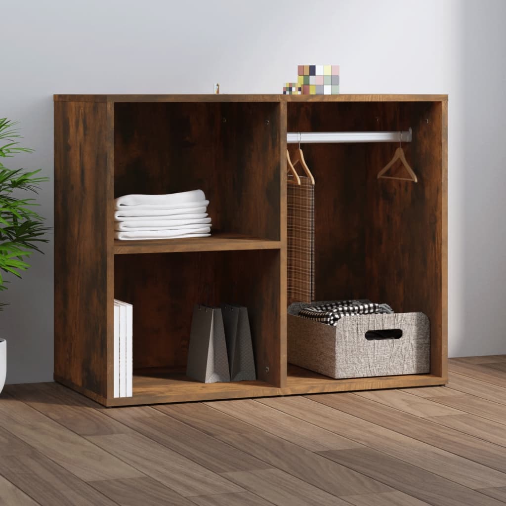 vidaXL Dulap de dressing, stejar fumuriu, 80x40x65 cm, lemn compozit vidaXL Dulap de dressing, stejar fumuriu, 80x40x65 cm, lemn compozit