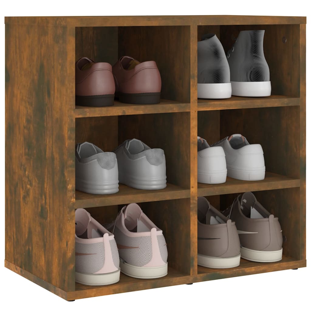 vidaXL Pantofar, stejar fumuriu, 52,5x30x50 cm vidaXL Pantofar, stejar fumuriu, 52,5x30x50 cm