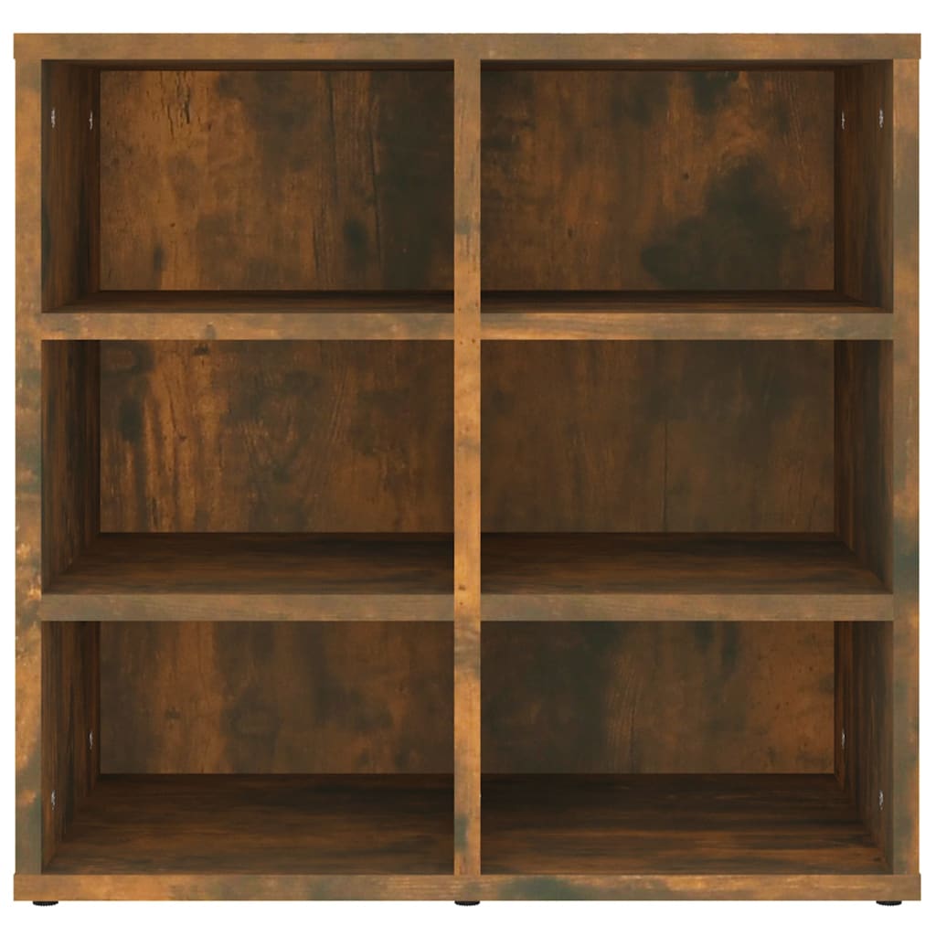 vidaXL Pantofare, 2 buc., stejar fumuriu, 52,5x30x50 cm