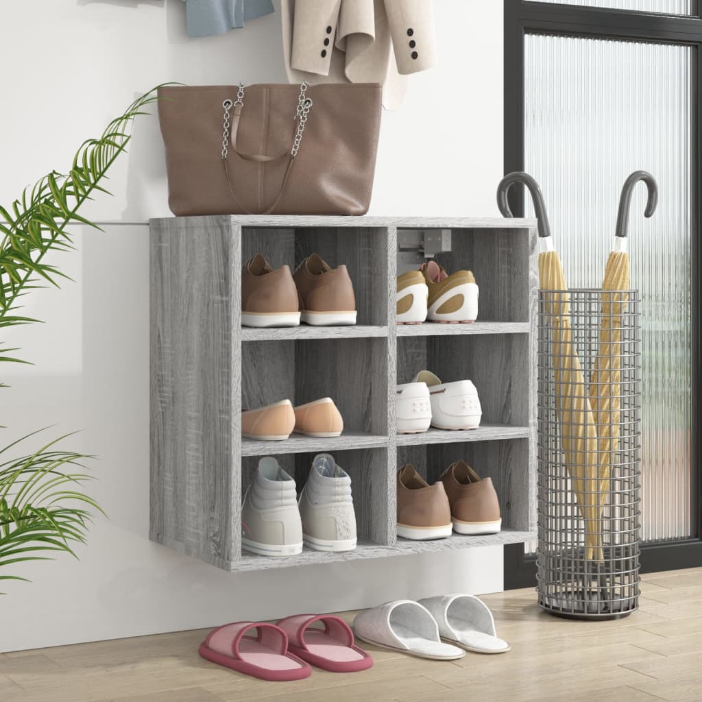 vidaXL Pantofar, gri sonoma, 52,5x30x50 cm vidaXL Pantofar, gri sonoma, 52,5x30x50 cm