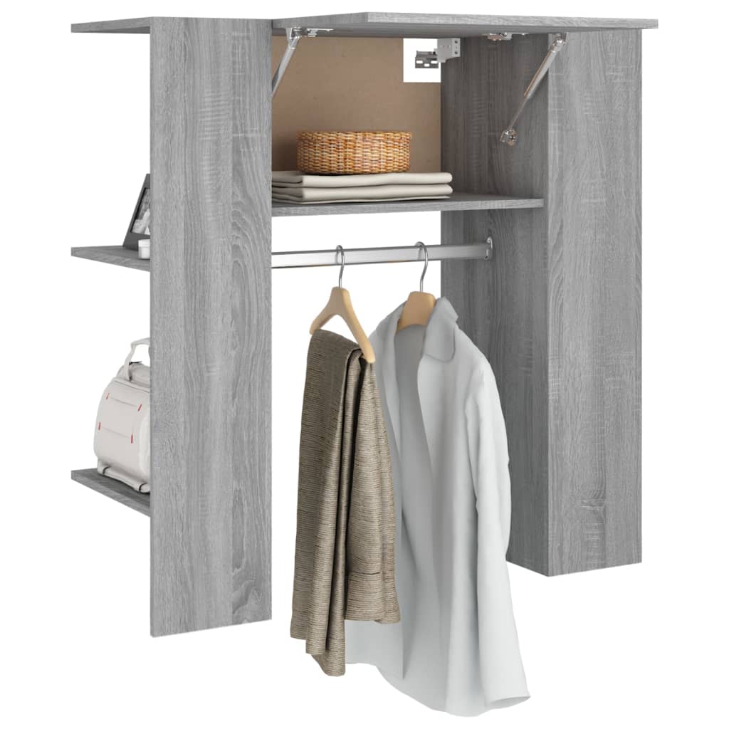 vidaXL Dulap de hol, gri sonoma, 97,5x37x99 cm, lemn prelucrat vidaXL Dulap de hol, gri sonoma, 97,5x37x99 cm, lemn prelucrat