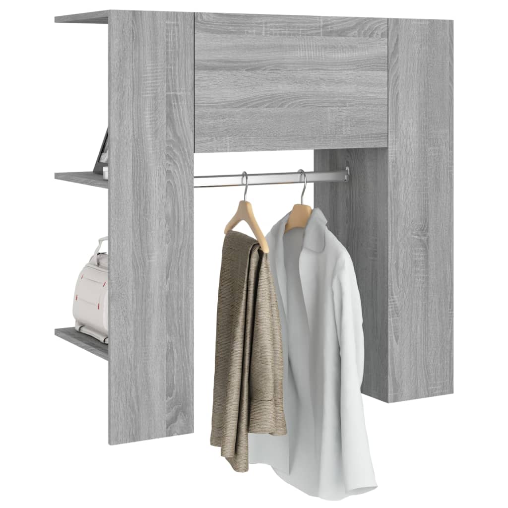 vidaXL Dulap de hol, gri sonoma, 97,5x37x99 cm, lemn prelucrat vidaXL Dulap de hol, gri sonoma, 97,5x37x99 cm, lemn prelucrat