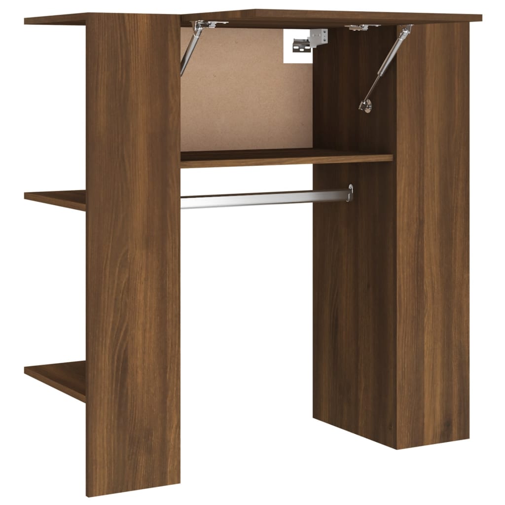 vidaXL Dulap de hol, stejar maro, 97,5x37x99 cm, lemn prelucrat vidaXL Dulap de hol, stejar maro, 97,5x37x99 cm, lemn prelucrat
