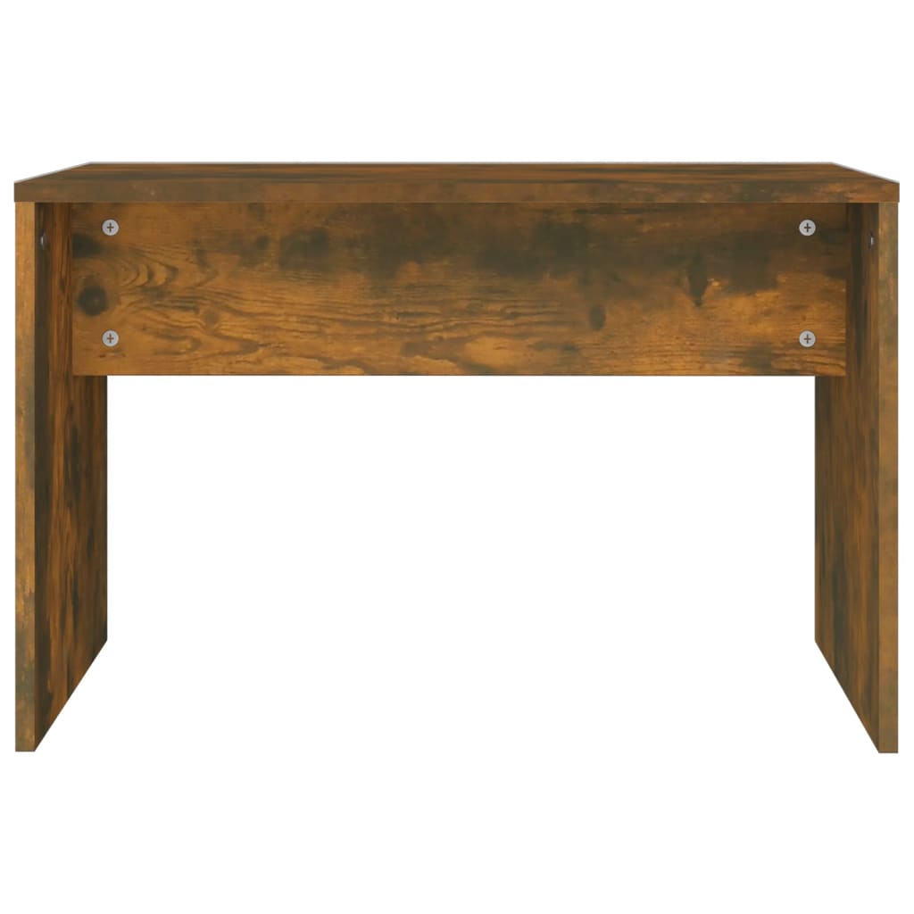 vidaXL Taburet de toaletă, stejar fumuriu, 70x35x45 cm, lemn prelucrat vidaXL Taburet de toaletă, stejar fumuriu, 70x35x45 cm, lemn prelucrat