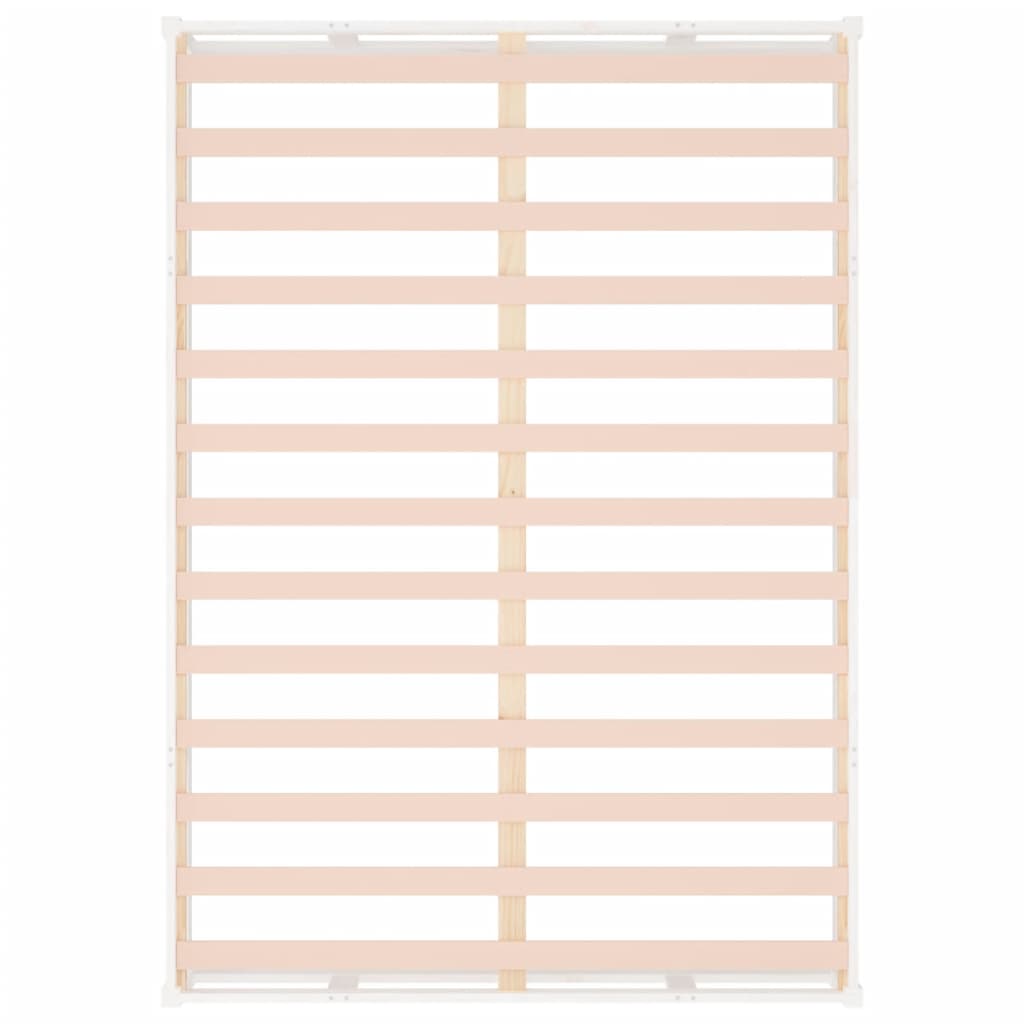 vidaXL Cadru de pat King Size, alb, 150x200 cm, lemn masiv vidaXL Cadru de pat King Size, alb, 150x200 cm, lemn masiv