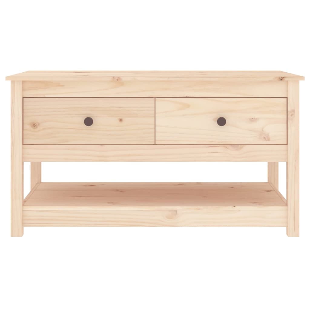 vidaXL Măsuță de cafea, 102x49x55 cm, lemn masiv de pin vidaXL Măsuță de cafea, 102x49x55 cm, lemn masiv de pin