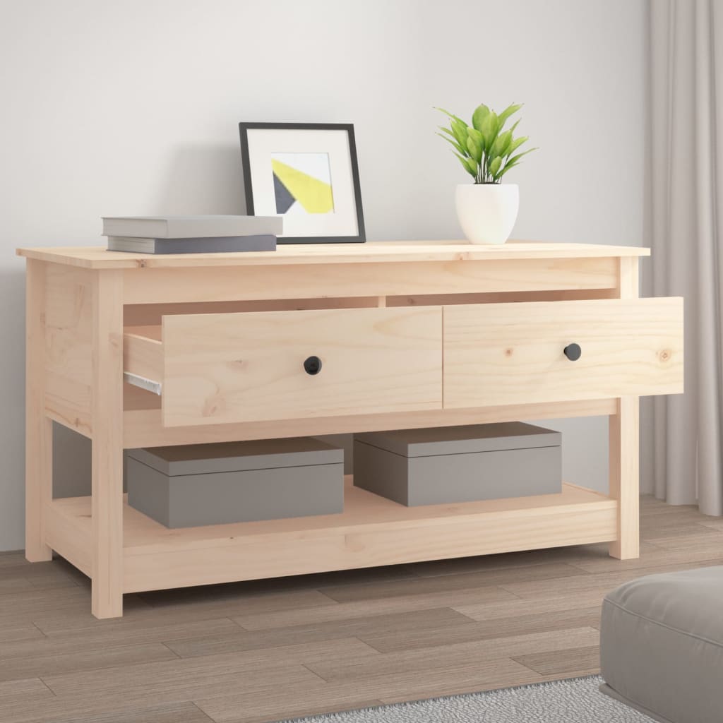 vidaXL Măsuță de cafea, 102x49x55 cm, lemn masiv de pin vidaXL Măsuță de cafea, 102x49x55 cm, lemn masiv de pin
