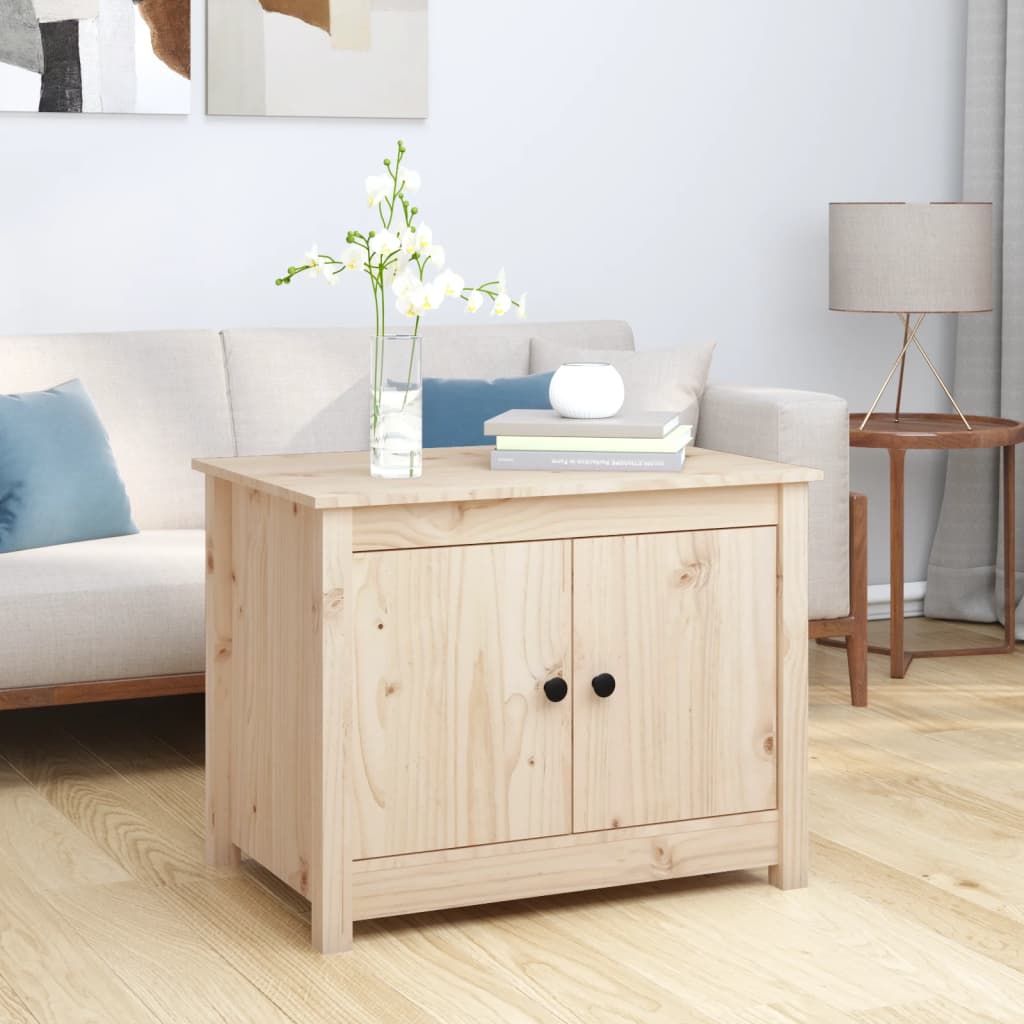 vidaXL Măsuță de cafea, 71x49x55 cm, lemn masiv de pin vidaXL Măsuță de cafea, 71x49x55 cm, lemn masiv de pin
