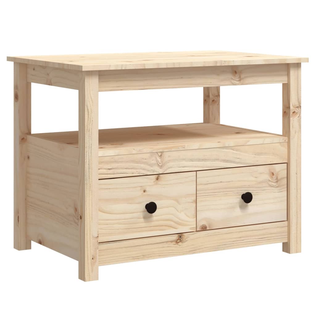 vidaXL Măsuță de cafea, 71x49x55 cm, lemn masiv de pin vidaXL Măsuță de cafea, 71x49x55 cm, lemn masiv de pin