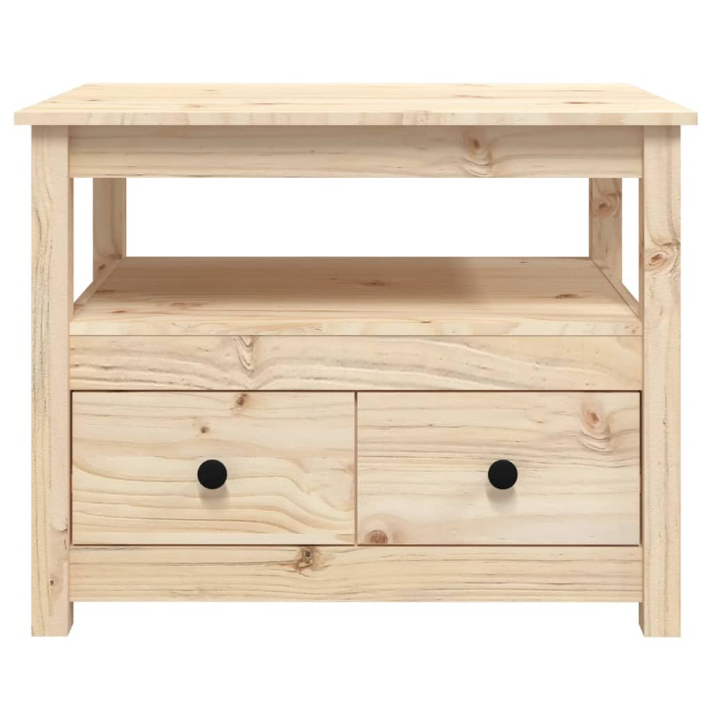 vidaXL Măsuță de cafea, 71x49x55 cm, lemn masiv de pin vidaXL Măsuță de cafea, 71x49x55 cm, lemn masiv de pin