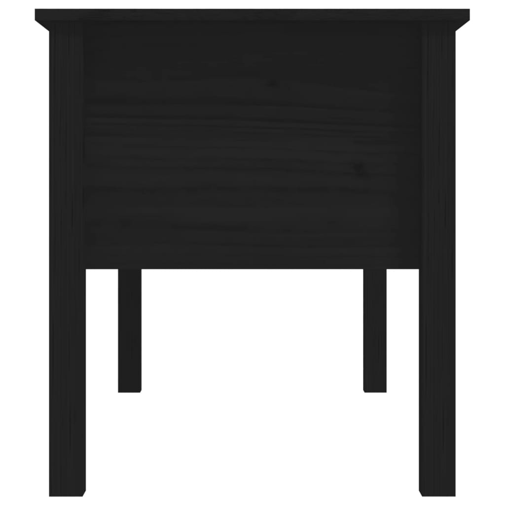 vidaXL Măsuță de cafea, negru, 102x49x55 cm, lemn masiv de pin vidaXL Măsuță de cafea, negru, 102x49x55 cm, lemn masiv de pin