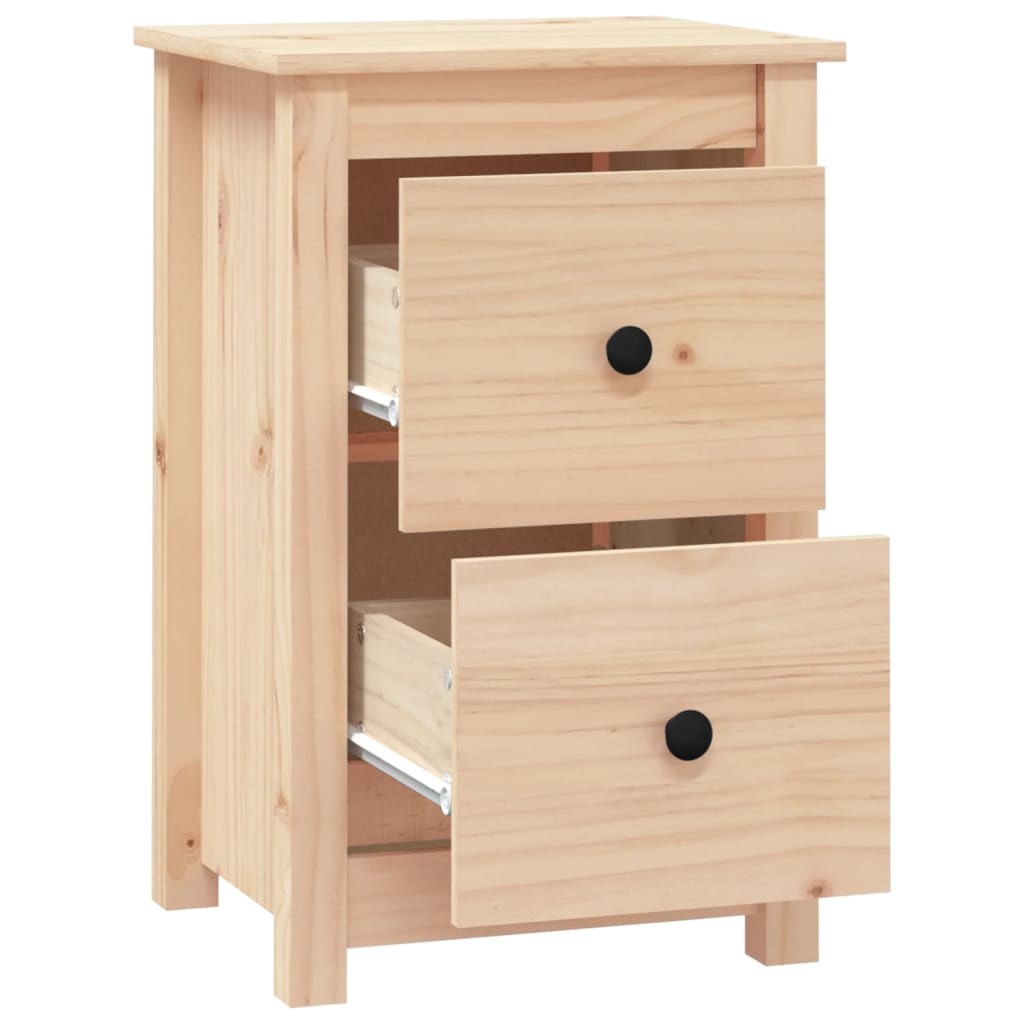 vidaXL Noptiere, 40x35x61,5 cm, lemn masiv de pin vidaXL Noptiere, 40x35x61,5 cm, lemn masiv de pin