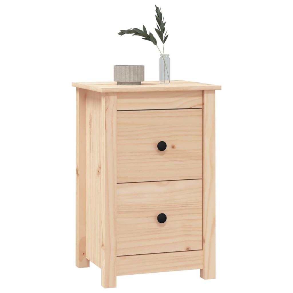 vidaXL Noptiere, 40x35x61,5 cm, lemn masiv de pin vidaXL Noptiere, 40x35x61,5 cm, lemn masiv de pin