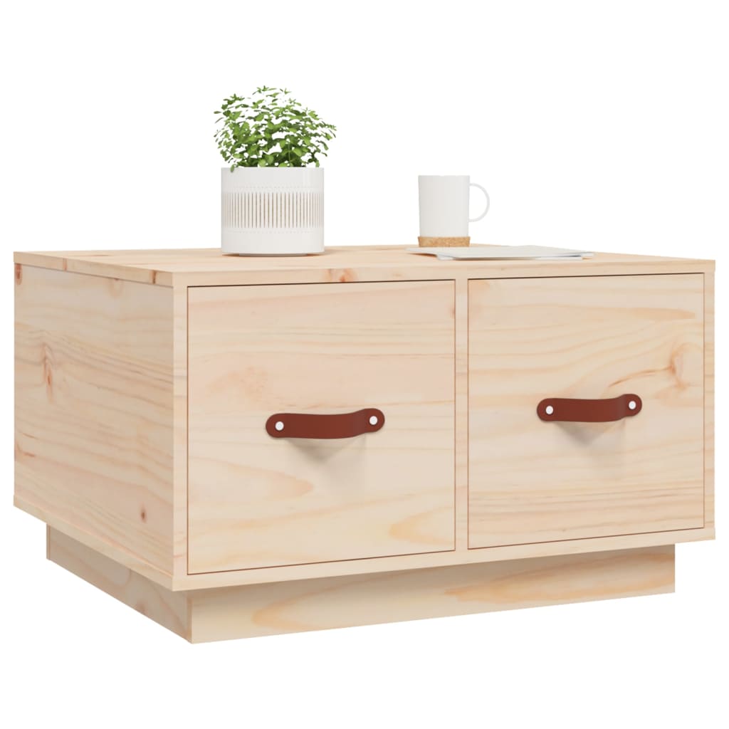 vidaXL Măsuță de cafea, 60x53x35 cm, lemn masiv de pin vidaXL Măsuță de cafea, 60x53x35 cm, lemn masiv de pin