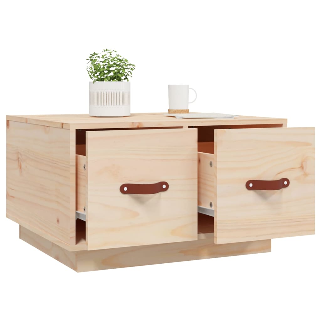 vidaXL Măsuță de cafea, 60x53x35 cm, lemn masiv de pin vidaXL Măsuță de cafea, 60x53x35 cm, lemn masiv de pin