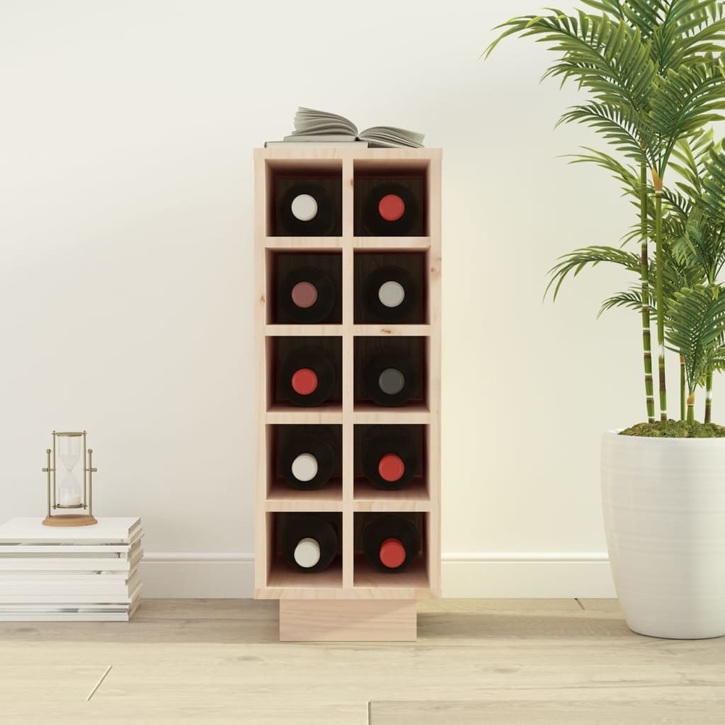 vidaXL Dulap de vinuri, 23x34x61 cm, lemn masiv de pin vidaXL Dulap de vinuri, 23x34x61 cm, lemn masiv de pin