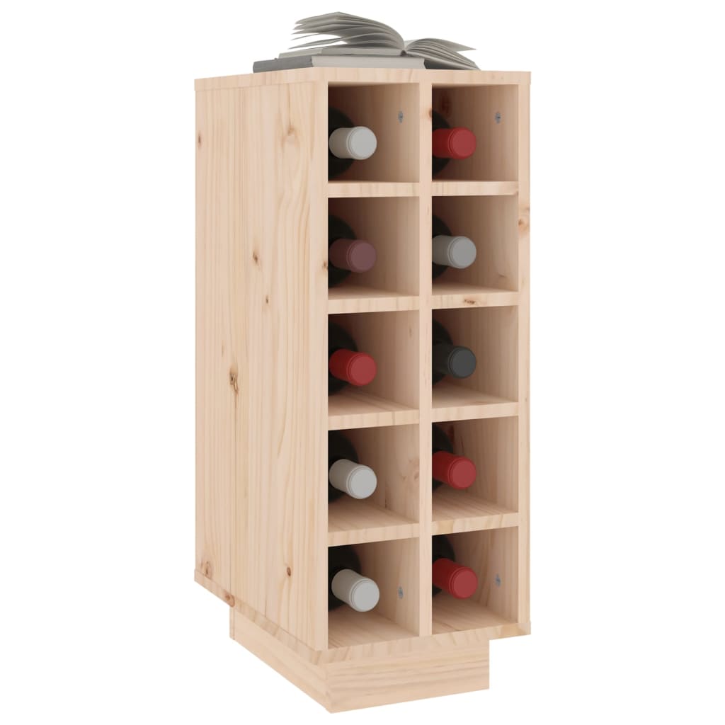 vidaXL Dulap de vinuri, 23x34x61 cm, lemn masiv de pin vidaXL Dulap de vinuri, 23x34x61 cm, lemn masiv de pin