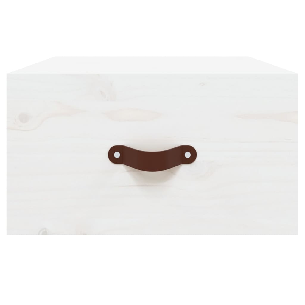 vidaXL Noptiere de perete, 2 buc., alb, 40x29,5x22 cm vidaXL Noptiere de perete, 2 buc., alb, 40x29,5x22 cm