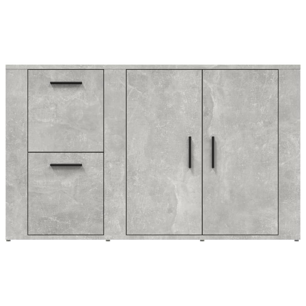 vidaXL Servantă, gri beton, 100x33x59,5 cm, lemn prelucrat vidaXL Servantă, gri beton, 100x33x59,5 cm, lemn prelucrat