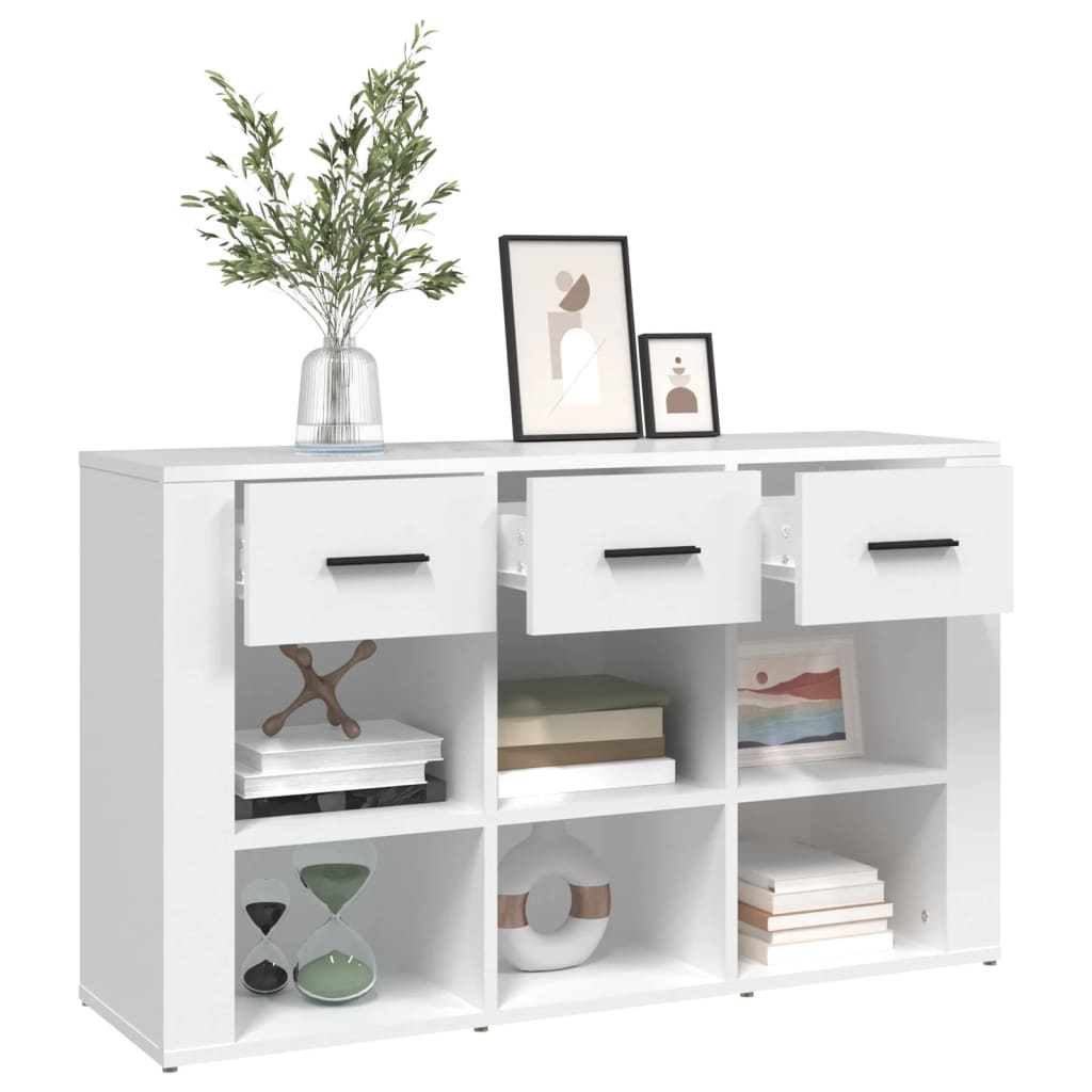 vidaXL Servantă, alb, 100x30x59,5 cm, lemn compozit