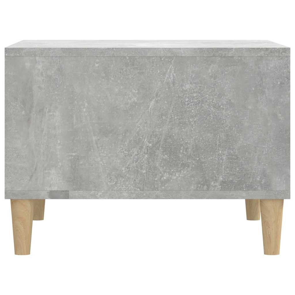 vidaXL Măsuță de cafea, gri beton, 60x50x36,5 cm, lemn compozit