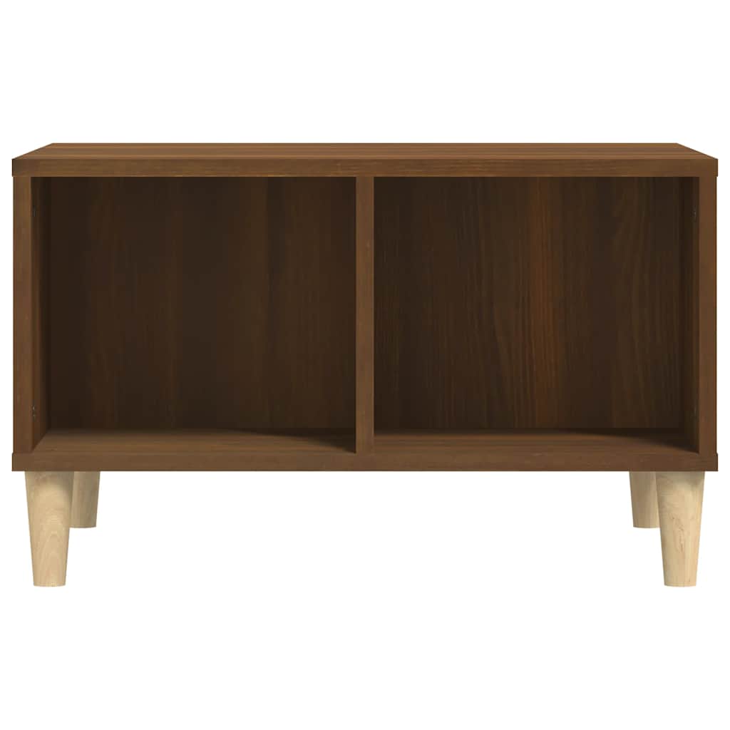 vidaXL Măsuță de cafea, stejar maro, 60x50x36,5 cm, lemn compozit vidaXL Măsuță de cafea, stejar maro, 60x50x36,5 cm, lemn compozit