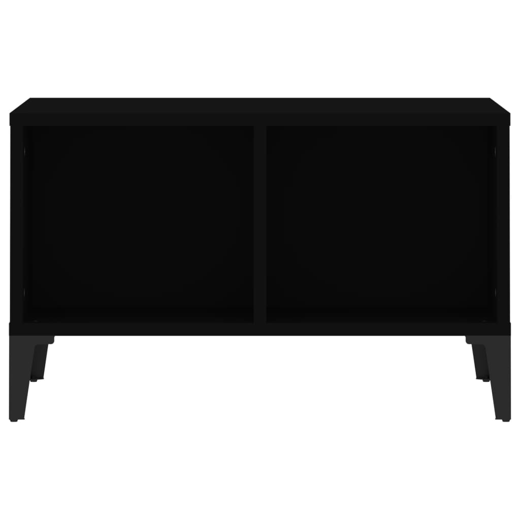 vidaXL Măsuță de cafea, negru, 60x50x36,5 cm, lemn compozit vidaXL Măsuță de cafea, negru, 60x50x36,5 cm, lemn compozit
