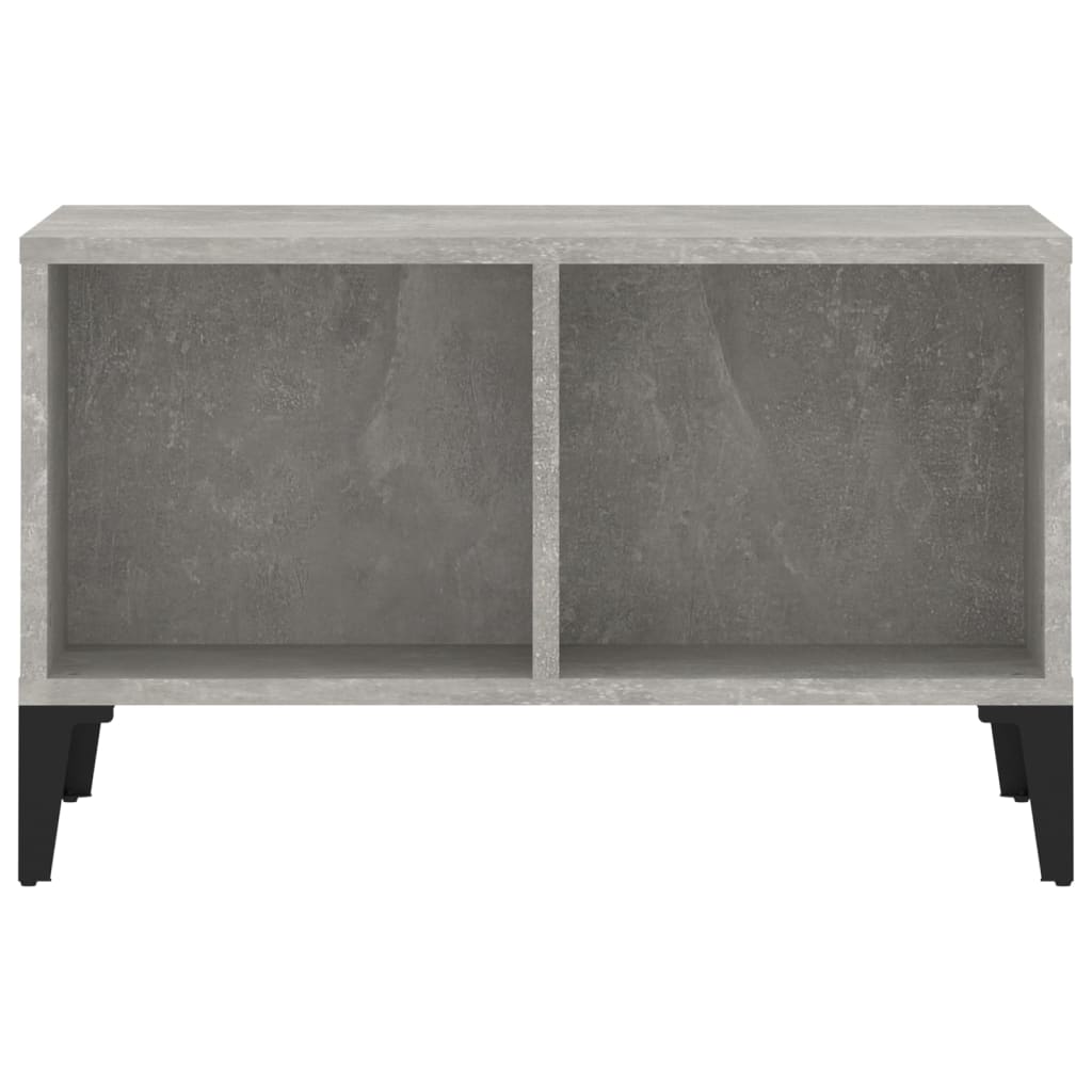 vidaXL Măsuță de cafea, gri beton, 60x50x36,5 cm, lemn compozit