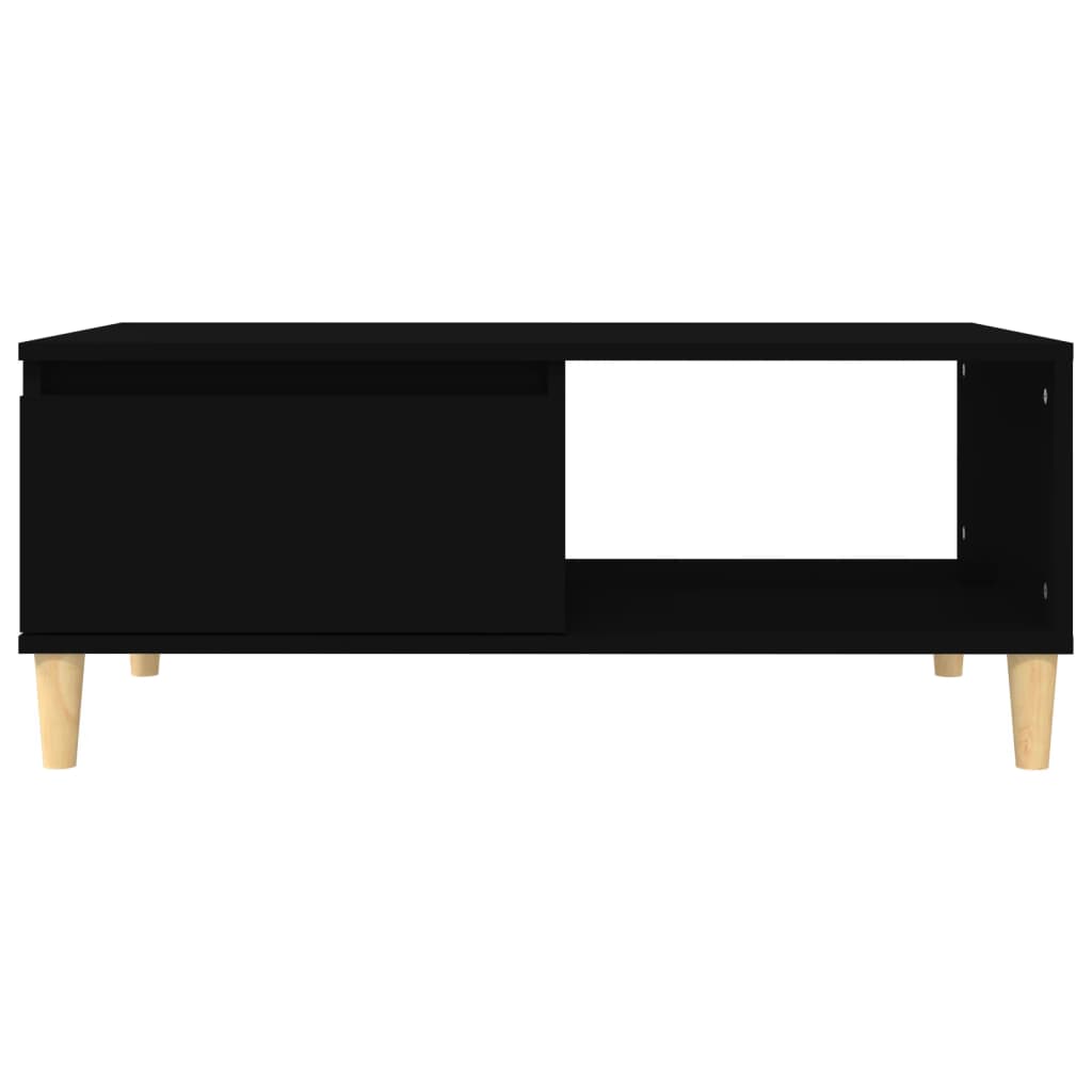 vidaXL Măsuță de cafea, negru, 90x50x36,5 cm, lemn compozit vidaXL Măsuță de cafea, negru, 90x50x36,5 cm, lemn compozit