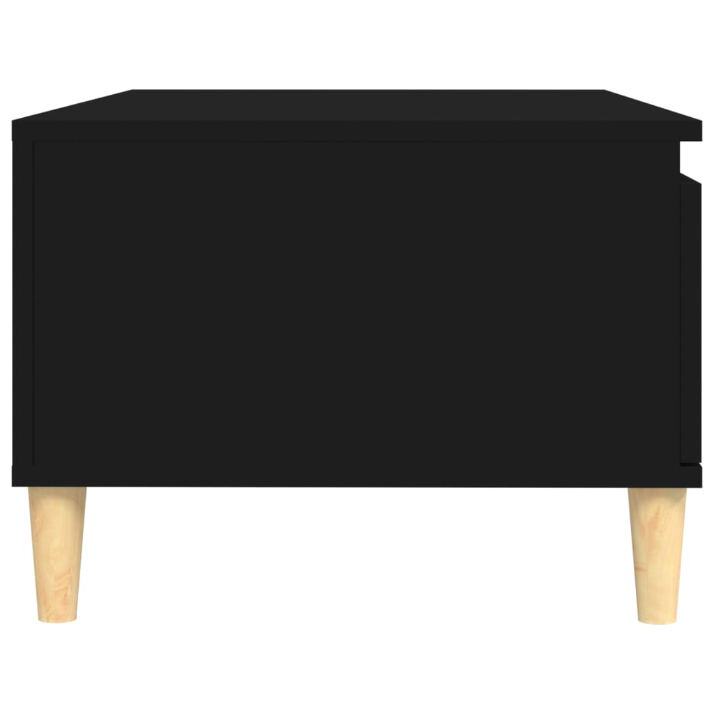 vidaXL Măsuță de cafea, negru, 90x50x36,5 cm, lemn compozit vidaXL Măsuță de cafea, negru, 90x50x36,5 cm, lemn compozit
