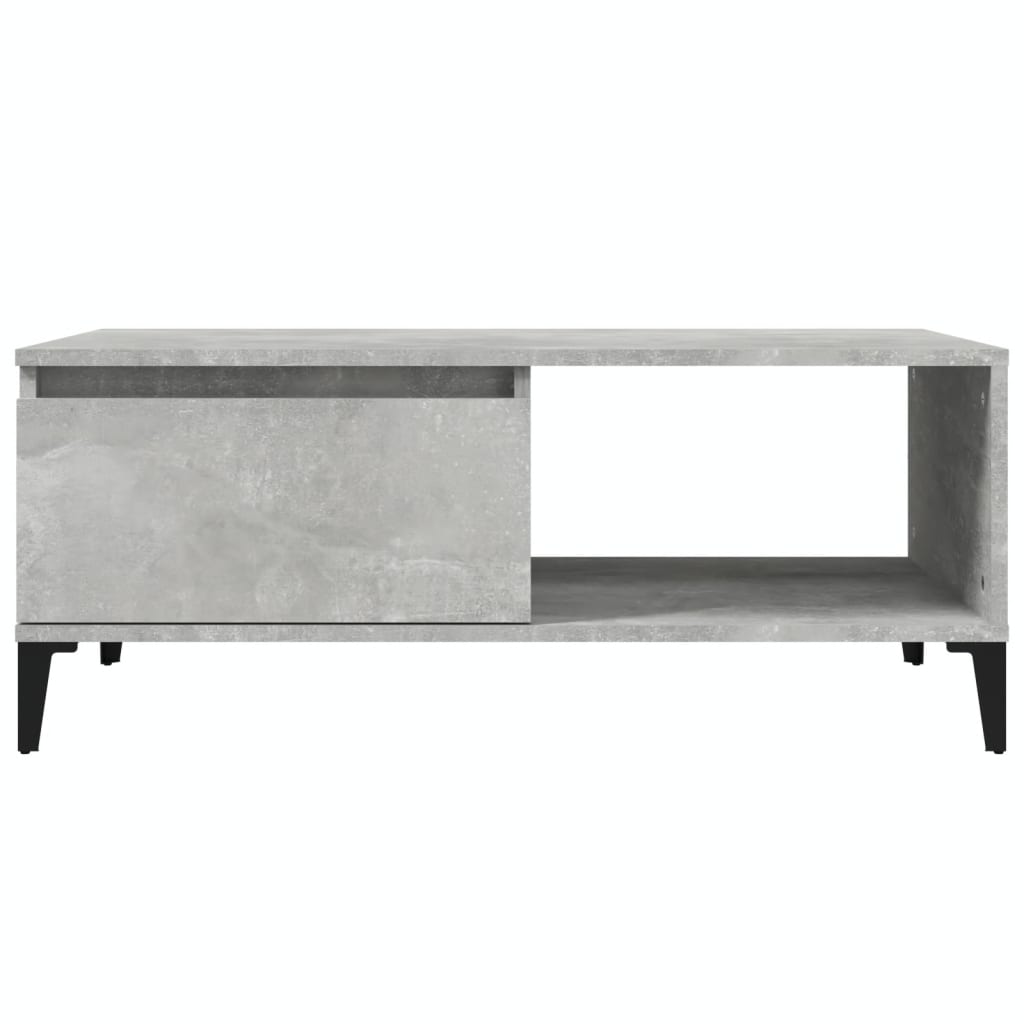 vidaXL Măsuță de cafea, gri beton, 90x50x36,5 cm, lemn prelucrat vidaXL Măsuță de cafea, gri beton, 90x50x36,5 cm, lemn prelucrat