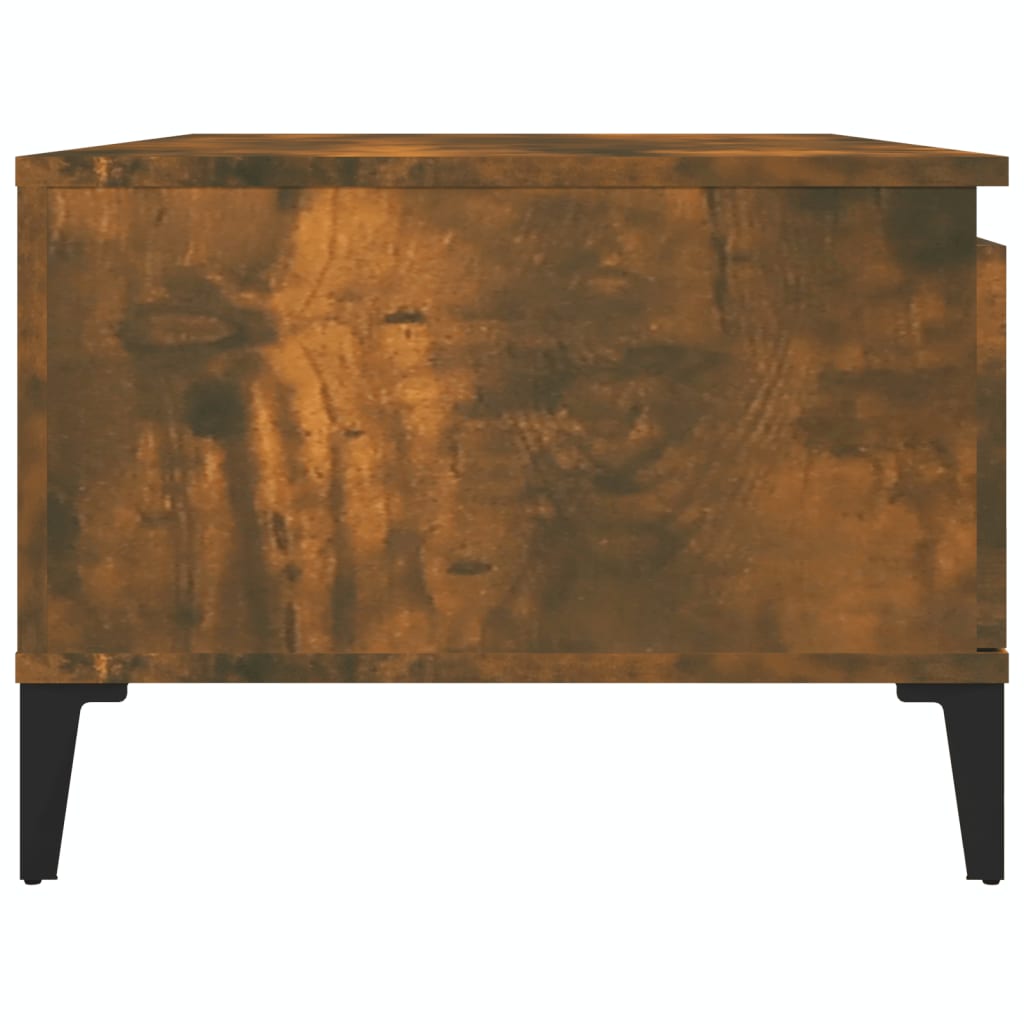 vidaXL Măsuță de cafea, stejar fumuriu, 90x50x36,5 cm, lemn prelucrat vidaXL Măsuță de cafea, stejar fumuriu, 90x50x36,5 cm, lemn prelucrat